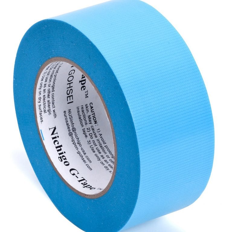 GTape Permanent Adhesion Construction Tape Sky Blue 2" x 164' CY