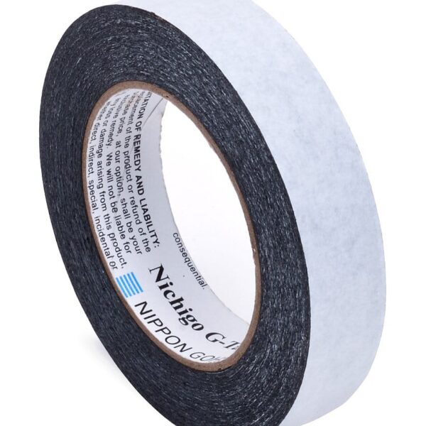 G-Tape Permanent Adhesion Construction Tape - Black, 2-Sided- 1" x 65'