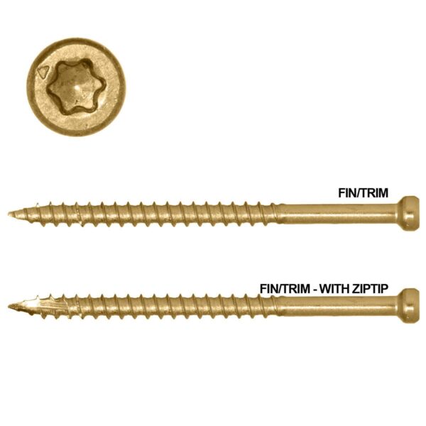 Fin/Trim Finishing Trim Head Screw #8 x 1-1/4"