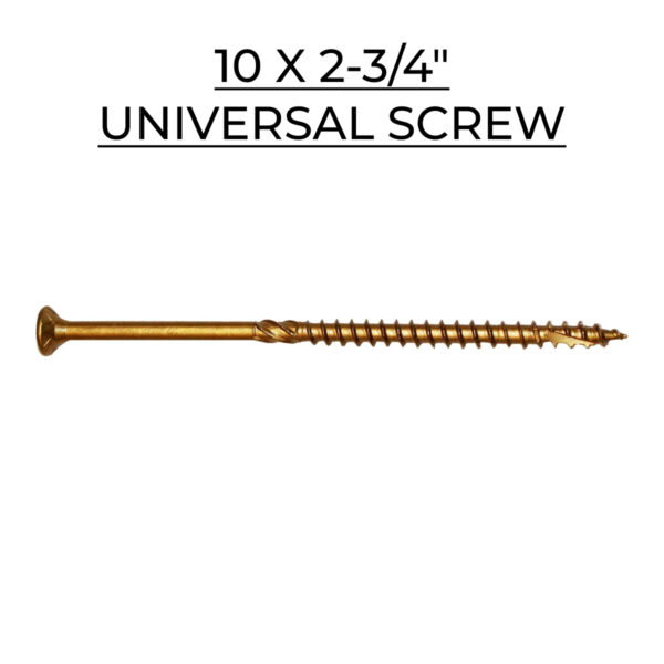 U2 Fasteners Universal Screw 10 X 2-3/4"