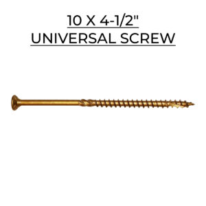 U2 Fasteners Universal Screw 10 X 4-1/2"