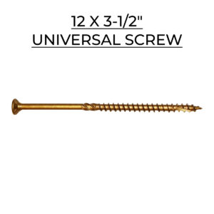 U2 Fasteners Universal Screw 12 X 3-1/2"