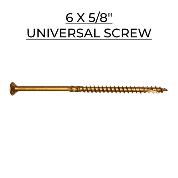 U2 Fasteners Universal Screw 6 x 5/8"