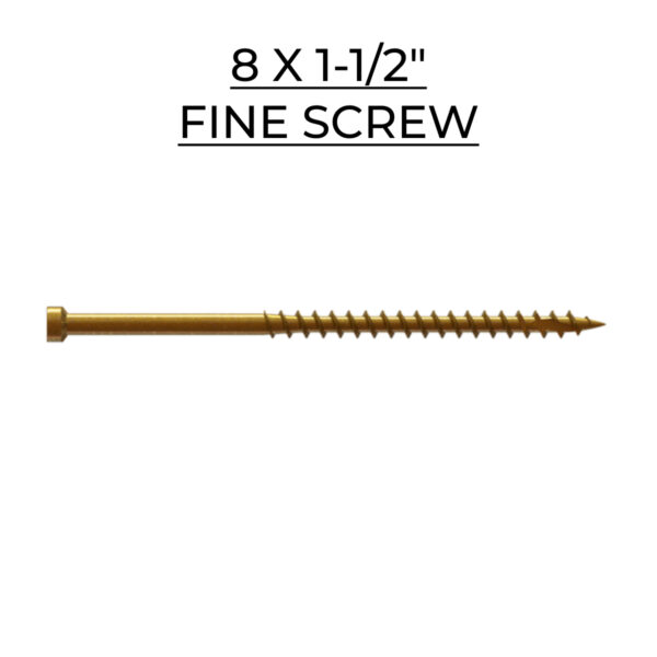 U2 Fasteners Fine Screw 8 X 1-1/2"