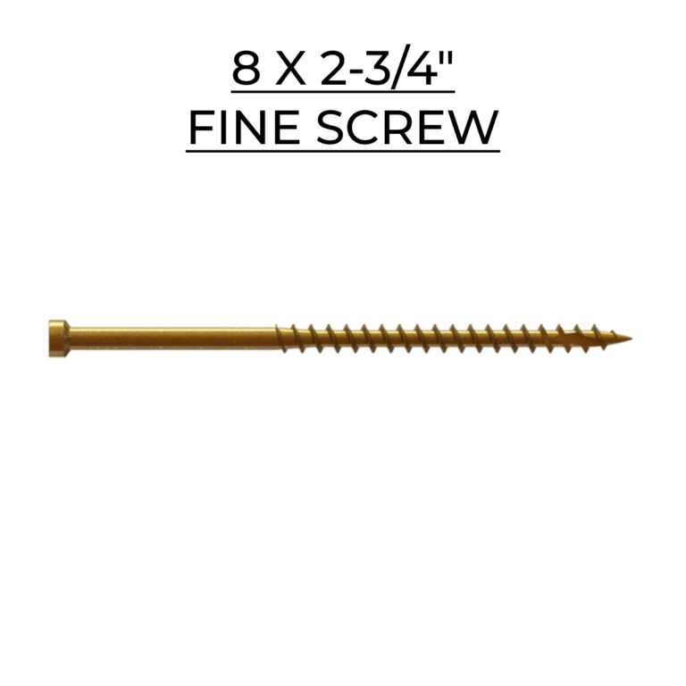 Fine-Screw-8x2-3-4