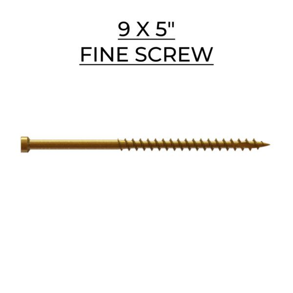U2 Fasteners Fine Screw 9 X 5"