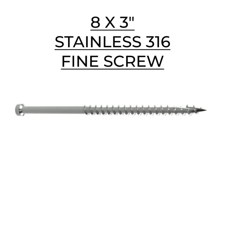 Fine-Screw-S316-8x3