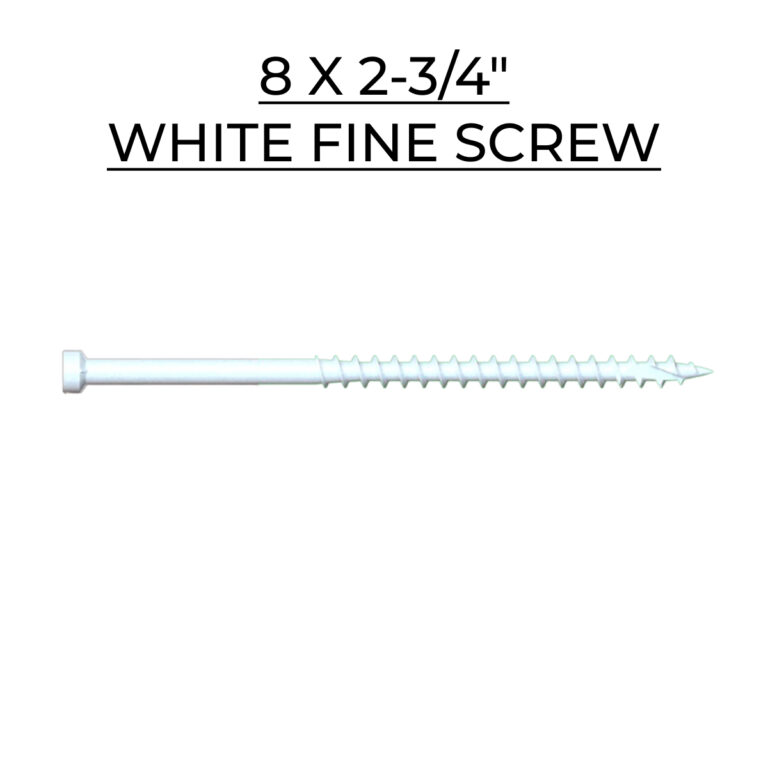 Fine-Screw-White-8x2-3-4