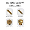 U2 Fasteners Re-Fine Screw 8 X 2" - Image 2