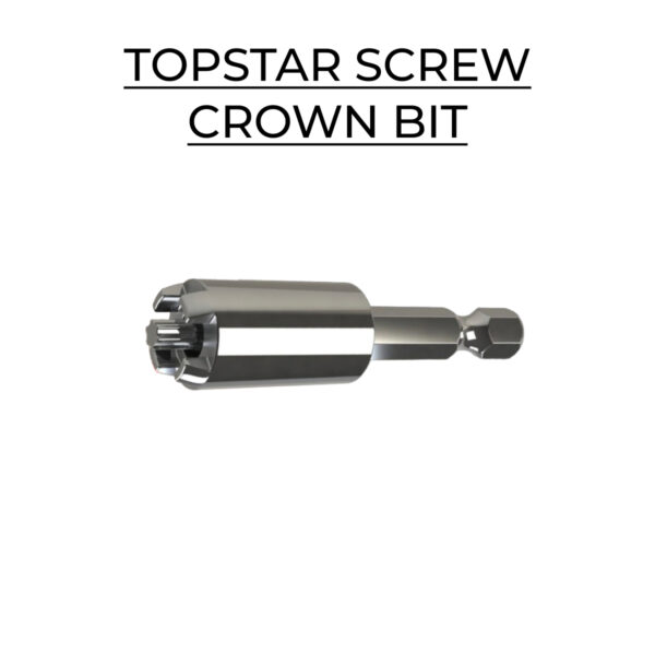 U2 Fasteners TopStar Screw Crown Bit